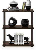 Furinno TURN-N-TUBE Storage Shelves, 3-Tier Book Shelf, Corner Shelf, Toolless - Image 6