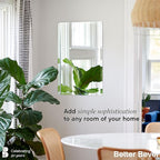 Better Bevel Frameless Rectangle Mirror - Image 2