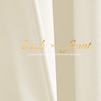 NICETOWN Ivory White Velvet Curtains 120 inches Long - Image 4