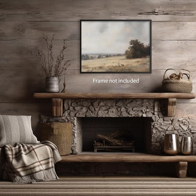 rumlud Jesus and Lamb the Lord is My Shepherd Wall Art Jesus Christian Poster - Image 6