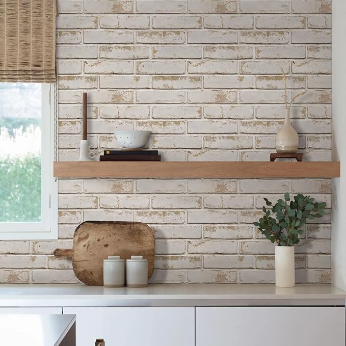Commomy 3D Peel and Stick Brick, Ultralight Thin PVC Faux Brick Wall Panels - Image 8