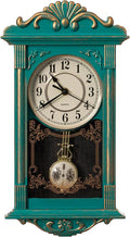 Clockswise Vintage Grandfather-Style Wall Clock by Clockswise