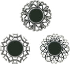 Retro Silver Mirrors for Wall Pack of 3. Round Mirrors. Decorative by MCCxxii