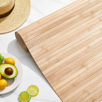 Juexica 2 Pcs Natural Bamboo Wall Panel 16 x 96 Inch Bamboo Covering Renewable - Image 7