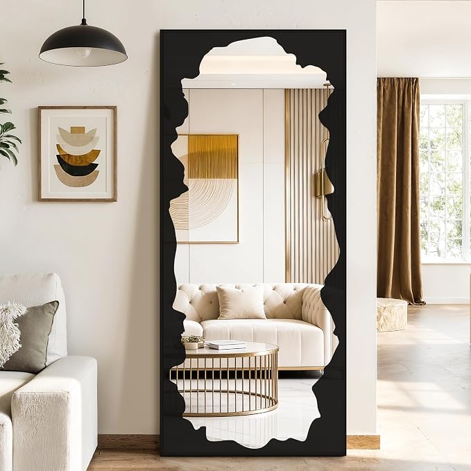 Full-Length Mirror Free Standing Leaning Mirror by TRAHOME