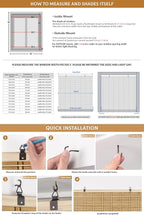 LazBlinds Cordless Bamboo Blinds, Roll Up Shades - Image 6