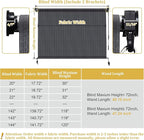 Shade&Beyond Custom Size Outdoor Roller Shades Cordless Patio Roll Up Blinds - Image 7