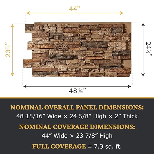 AZ Faux High-Density Polyurethane Faux Stone Wall Covering Panels - Image 3