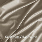 NICETOWN Living Room Camel Velvet 102 inches Long Curtains, Sound and Sunlight - Image 3
