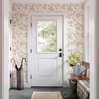 JiffDiff Vintage Peel and Stick Wall Stick，Champagne Wallpaper Rose Removable - Image 8