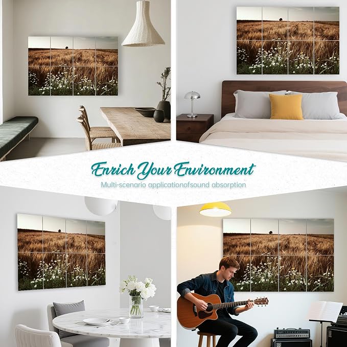 Mollywell Art Acoustic Panels, Sound Proofing, Wall Decoration, Suitable - Image 6