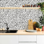 Jeweluck Peel and Stick Wallpaper Polka Dot Wallpaper Stick and Peel 17.7” x - Image 2
