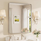 TETOTE Brushed Nickel Bathroom Mirror 30 x 36 Inch by TETOTE