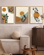 PHOPAGO Boho Wall Art Sage Plant Botanical Framed Wall Printing 11x14in - Image 8