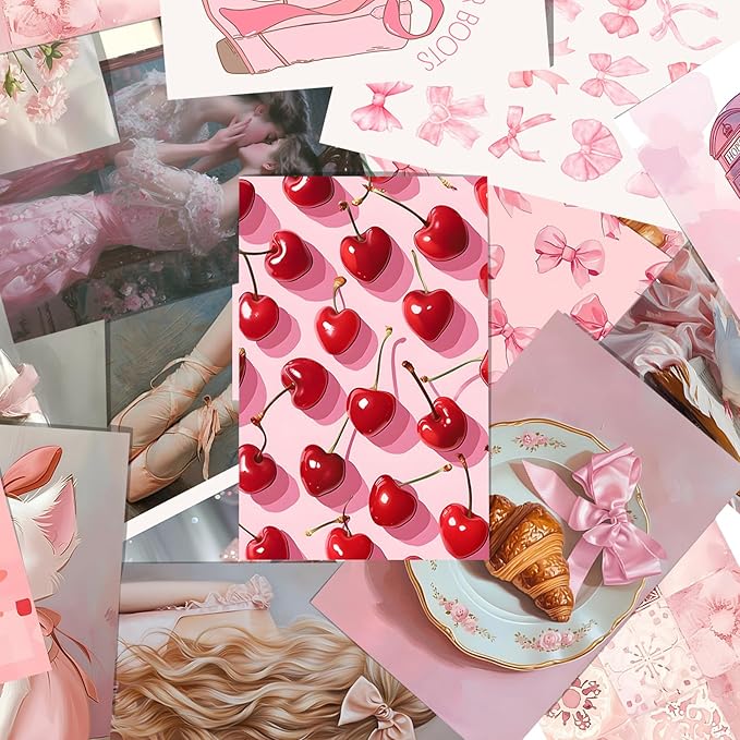 KBKBART 50Pcs Pink Coquette Room Decor Aesthetic Pictures, Cute Pictures Trendy - Image 3