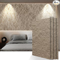 KASARO PU 3D Faux Stone Wall Panels, Cement Texture Accent by KASARO