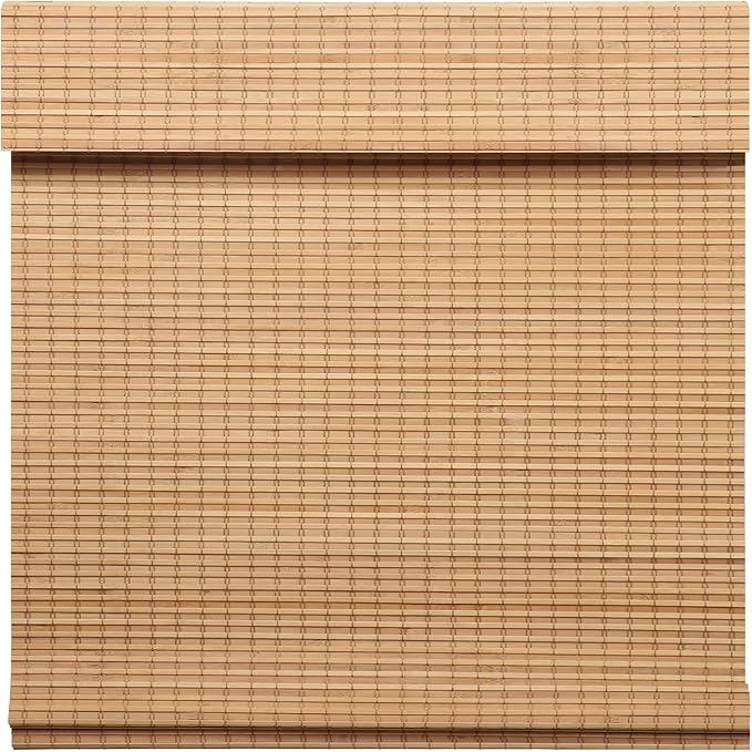 LUCKUP Cordless Bamboo Roman Blinds Shades - Image 8