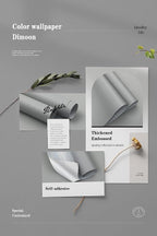 Dimoon 236''x17.7'' Grey Peel and Stick Wallpaper Contact Paper Modern Self - Image 2