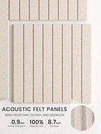 Bumusty Large Cork Board Alternative-48 x 36" Felt Bulletin Board Tiles - Image 3