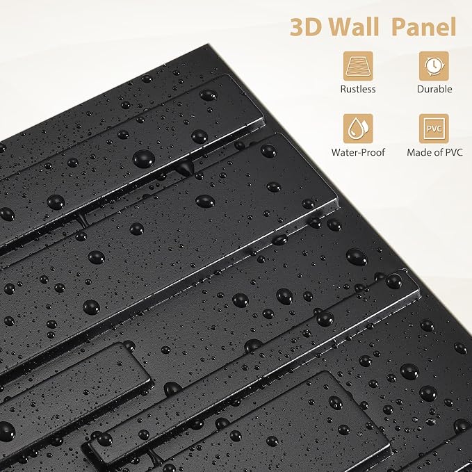 Heikki 30 Pack 3D Wall Panel for Interior Wall Décor, PVC Flower Textured Wall - Image 2