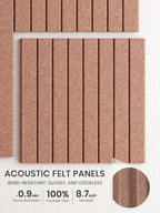Bumusty Large Cork Board Alternative-36 x 24" Felt Bulletin Board Tiles - Image 3