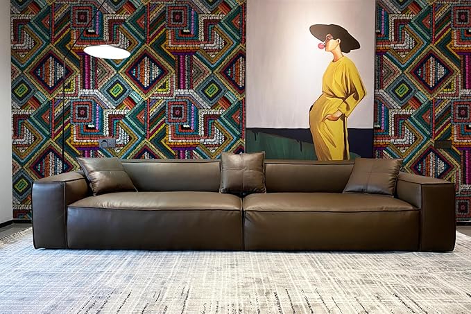 Retro Textured Peel and Stick Wallpaper Geometric Patchwork color Mosaic - Image 8