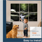 BUBOS 6 Pack Self-Adhesive Acoustic Wall Panels, 70.8" x 47.2" Sound Panels - Image 8