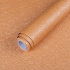 Abyssaly Cream Orange Wallpaper Peel and Stick Silk Embossed Self Adhesive by Abyssaly
