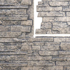 EverStone Acadia Ledge Faux Stone Panel, Linen Graphite Color - Image 9