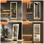 Full Length Mirror with Lights, Full Body Dressing Standing Mirrors with - Image 9