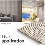 Art3d 4 Pack 47.2 x 23.6in. Wood Slat Acoustic Panels - Image 5