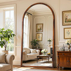 Full Length Mirror 76"×41" Floor Mirror Standing Tall Mirror, Arched Stand up by AntokMirror