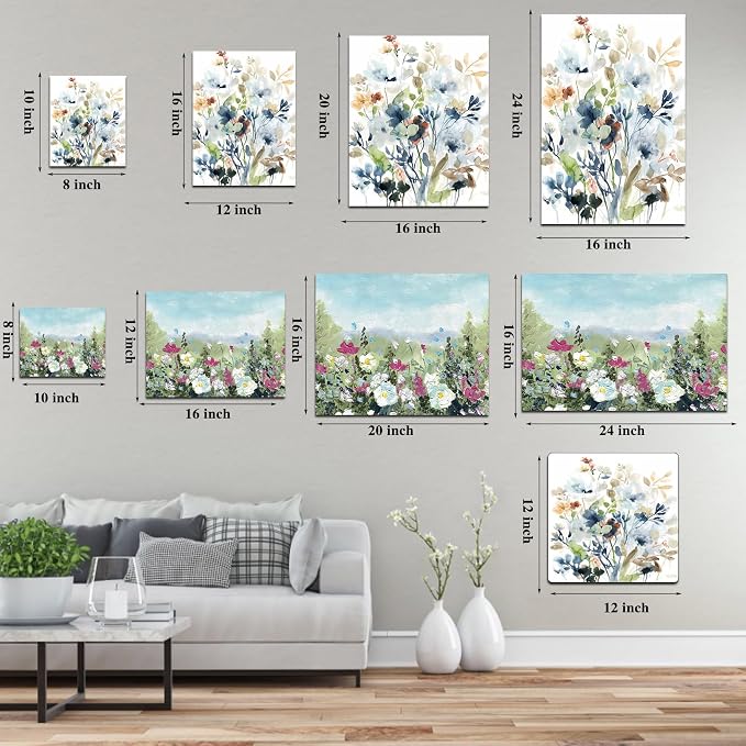 EOBTAIN Zen Flower Canvas Wall Art Bathroom Butterfly and Water Lily Stone - Image 9