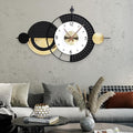 Large Modern Wall Clocks Big Wall Clock Nordic Style Metal Dial Battery by Wecreatemoderndesign