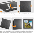 MaxGear Large Cork Board for Wall 48" x 36" Dark Gray Bulletin Board, 12 Pack - Image 4