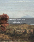 InSimSea Framed Canvas Wall Art, Vintage Fall Landscape Painting, Rustic Nature - Image 7