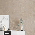 Gold Khaki Wood Peel and Stick Wallpaper Stripe, 20.8" x 118", Self-Adhesive - Image 2