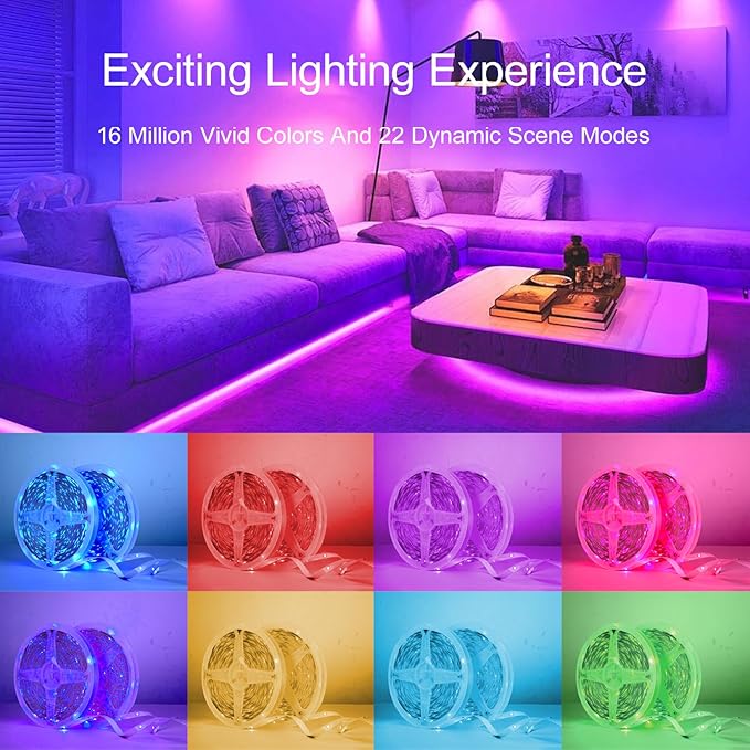 LED Strip Lights For Bedroom 130 FT - Image 6