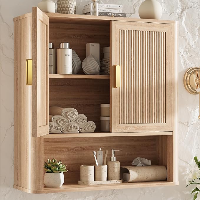INNOD Bathroom Wall Storage Cabinet, Medicine Cabinet by INNODToddlerTower