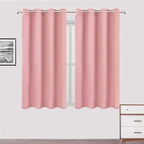 LEMOMO Pink Thermal Blackout Curtains/52 x 72 Inch/Set of 2 Panels Room - Image 2