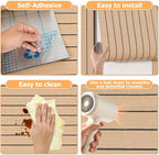 Arthome Peel and Stick Slat Wall Panels 15.7 "x240, Self-Adhesive PVC Wood - Image 6