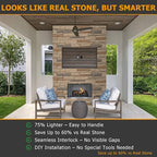 ROOMTEC 6-Packs Faux Stone Wall Covering Panels - Image 5