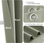 MIULEE Blackout Curtains for Bedroom Living Room 2 Panels, Thermal Insulated - Image 4