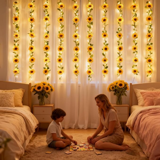 GOESWELL Artificial Sunflower Garland - Image 3