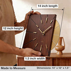 Driini Clocks Mid Century Modern Wall Clock - Image 3