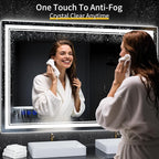 55"x36" LED Bathroom Mirror - Image 4