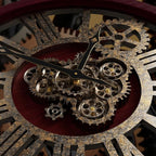 The B-Style Large Wall Clock 24 inch Moving Gear Wall Clock Oversized Vintage - Image 2