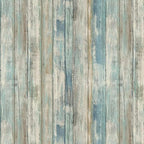 practicalWs 35.4''x 118'' Distressed Wood Wallpaper Self-Adhesive Peel and by practicalWs