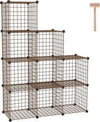 C&AHOME Wire Cube Storage, 9 by CAHOME