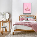 jkahh Pink Disco Ball Cherry Poster Retro Funky Preppy Fruit Wall Art Trendy - Image 7